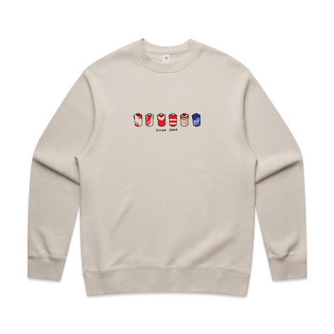 "Since 2002" crew neck sweater
